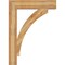 Ekena Millwork Thorton Block Rough Sawn Bracket, Western Red Cedar, 6"W x 34"D x 46"H BKT06X34X46THR05RWR - alternate 2